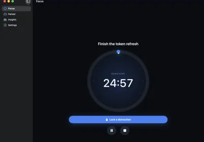 Anchor focus session